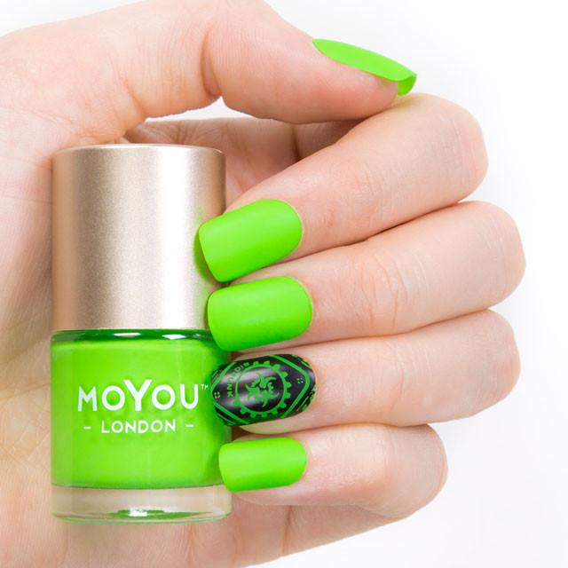 MoYou London- Neon Stamping Polish- Crazy Citrus