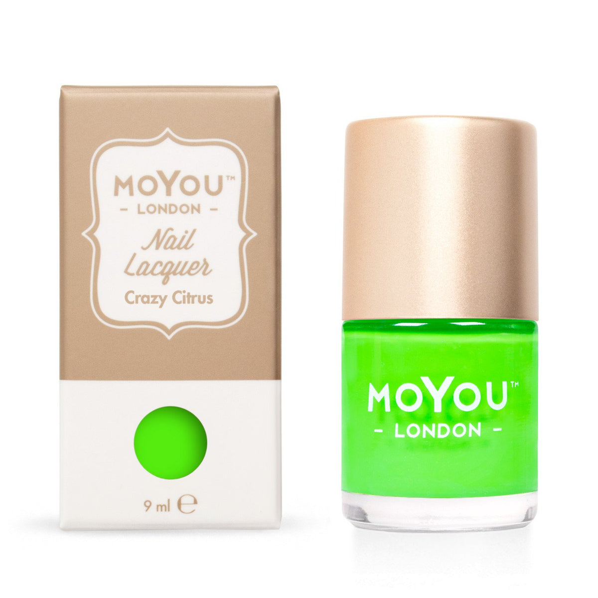 MoYou London- Neon Stamping Polish- Crazy Citrus