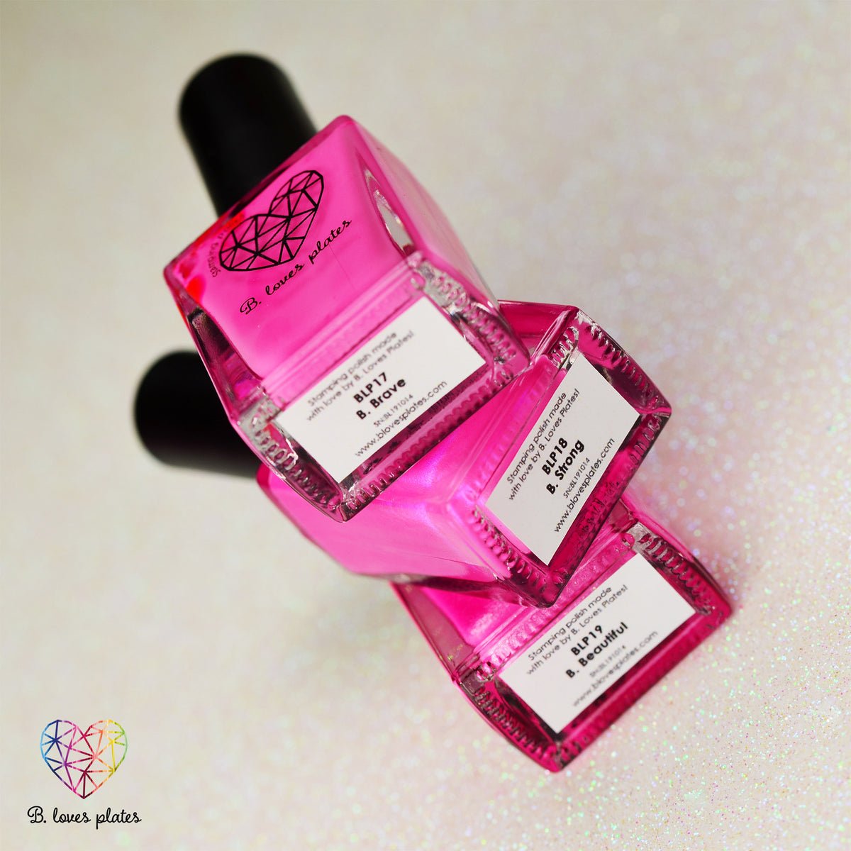 B. loves plates- Stamping Polish- BLP19 B. Beautiful