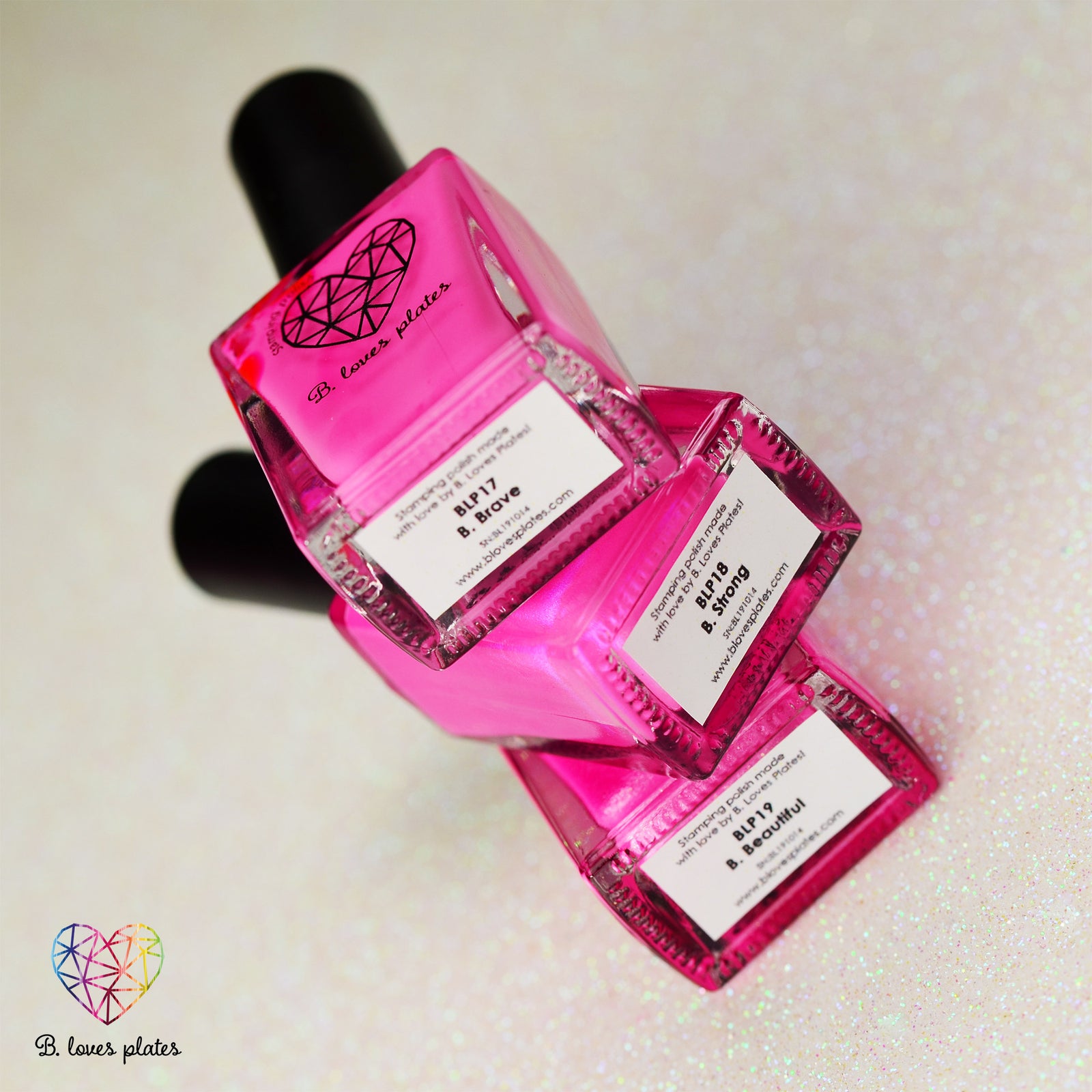 B. loves plates- Stamping Polish- BLP19 B. Beautiful