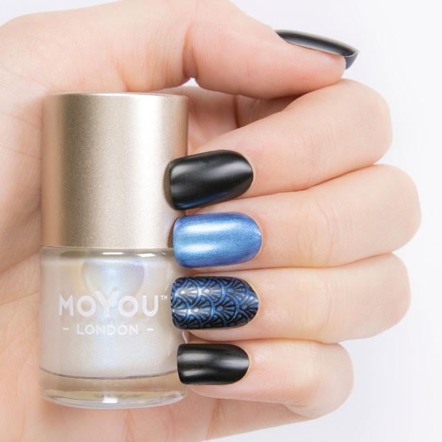 MoYou London- Pearl Shine Stamping Polish- Grecian Pearl