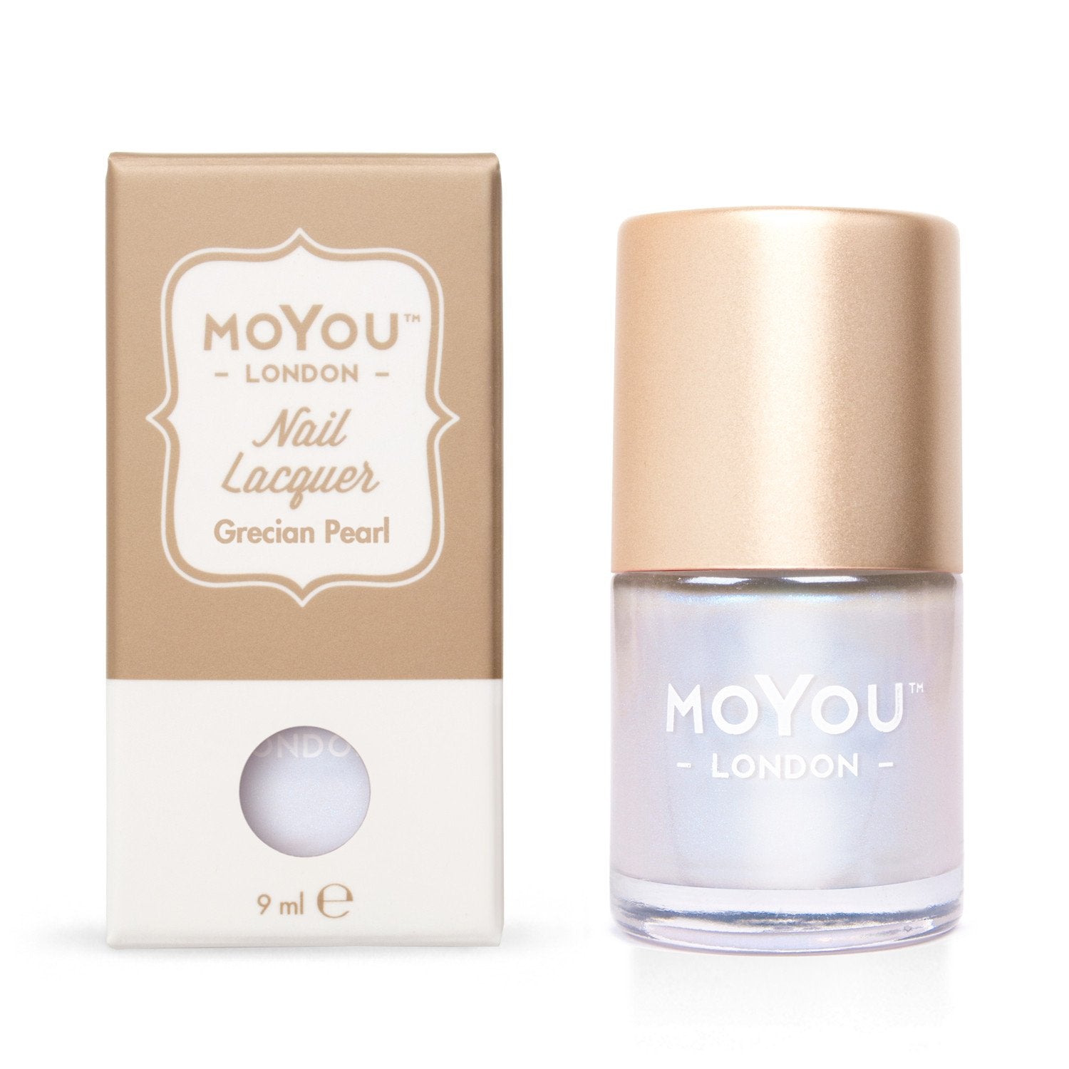MoYou London- Pearl Shine Stamping Polish- Grecian Pearl