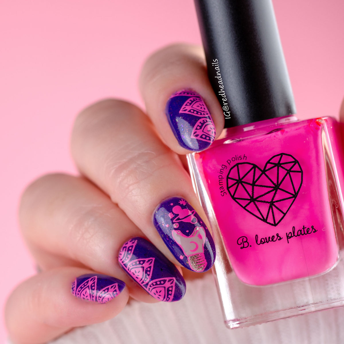 B. loves plates- Stamping Polish- BLP17 B. Brave