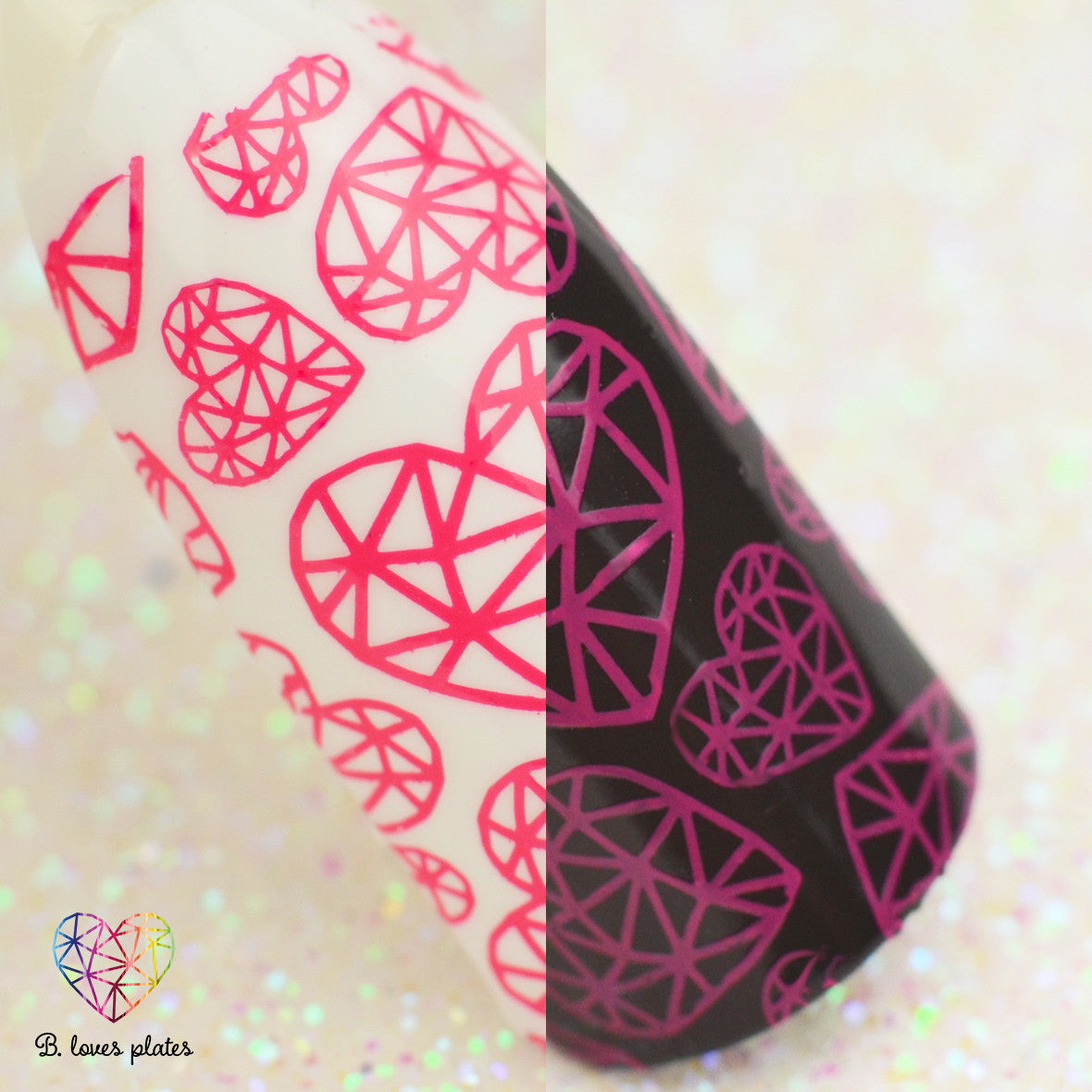 B. loves plates- Stamping Polish- BLP39 B. a Warm Scarf