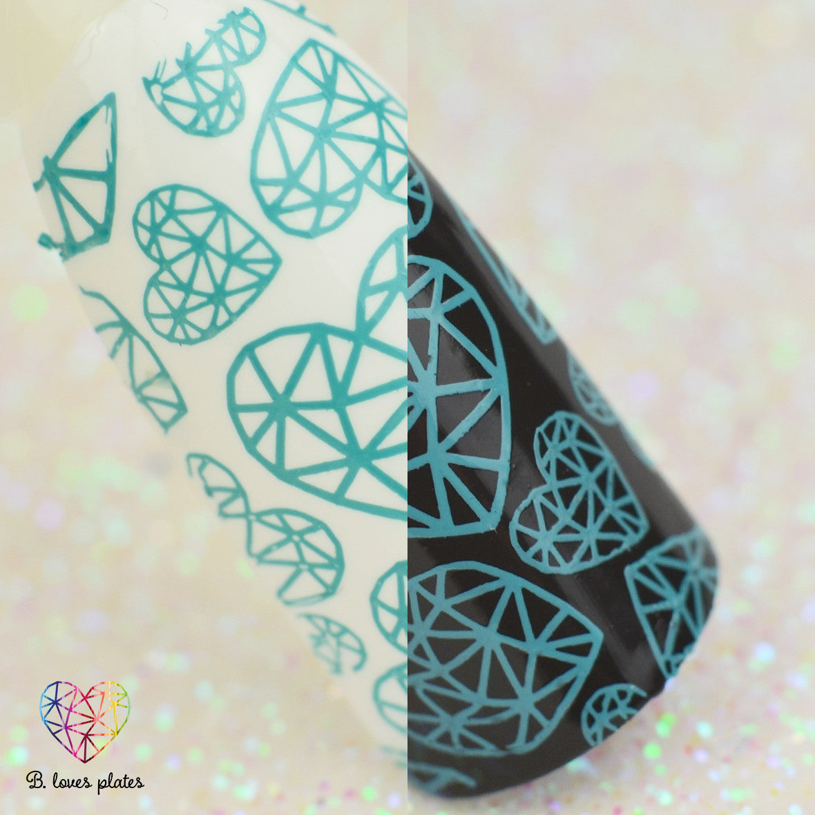 B. loves plates- Stamping Polish- BLP41 B. a Timeless Teal