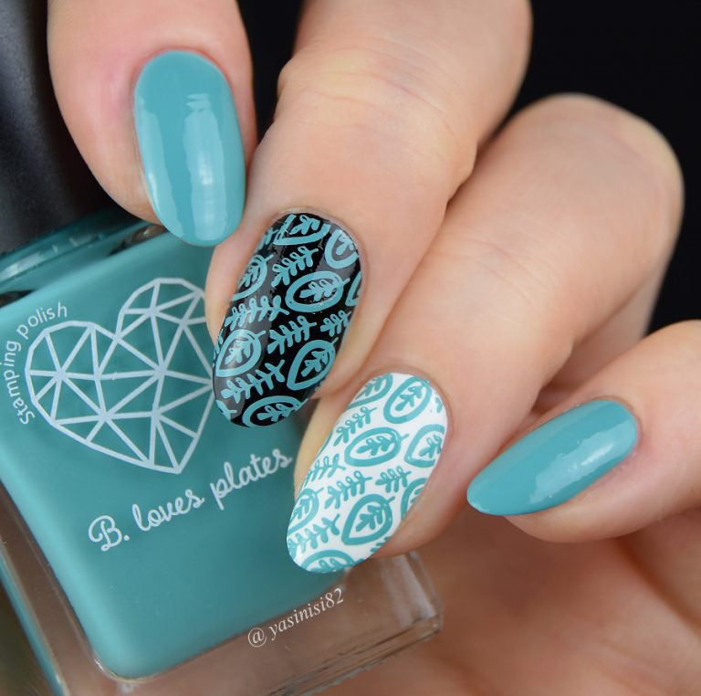B. loves plates- Stamping Polish- BLP41 B. a Timeless Teal