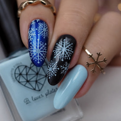 B. loves plates- Stamping Polish- BLP43 B. a Fern Frost