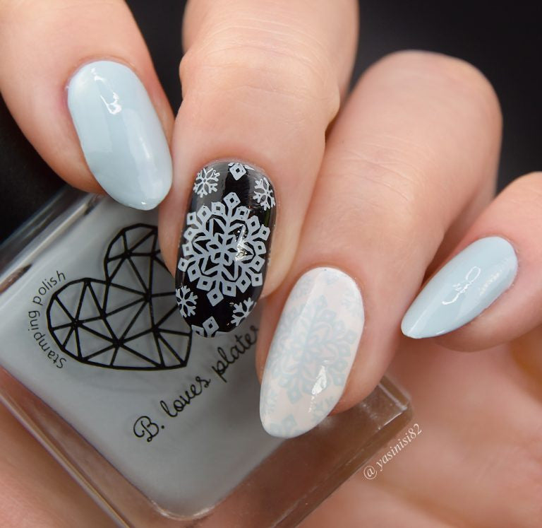 B. loves plates- Stamping Polish- BLP43 B. a Fern Frost