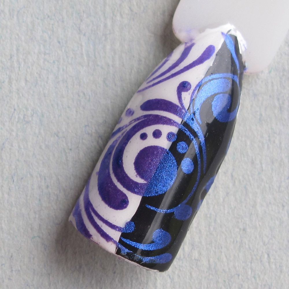 Hit the Bottle &quot;Electric Indigo&quot; Stamping Polish