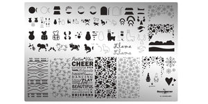 Beautometry- Stamping Plates- Snowglobe 01