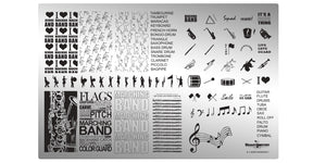 Beautometry- Stamping Plates- Marching Band 01