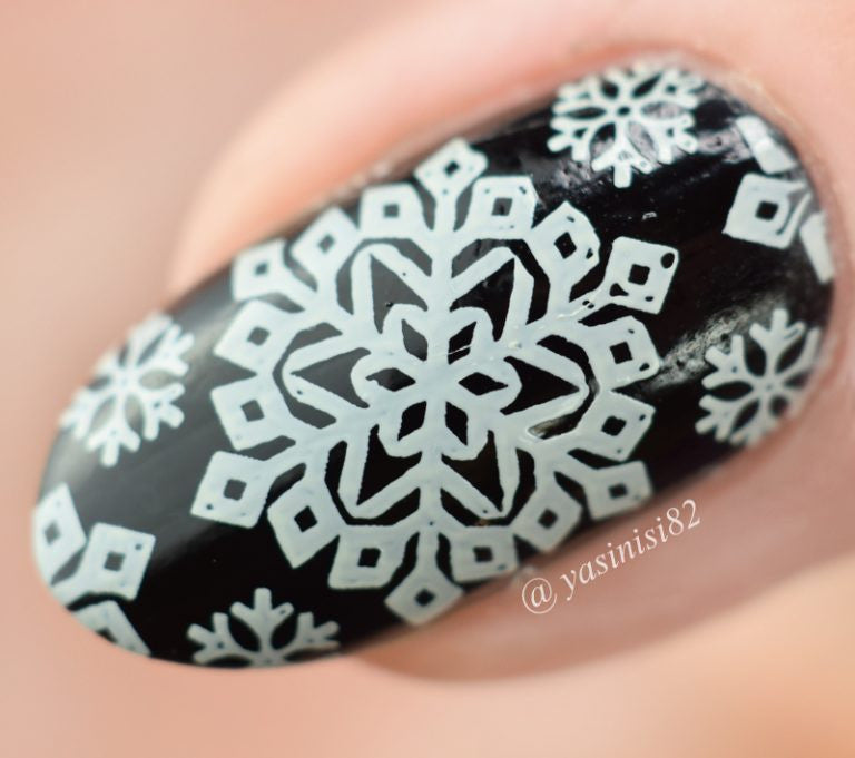 B. loves plates- Stamping Polish- BLP45 B. a Winter Sunlight