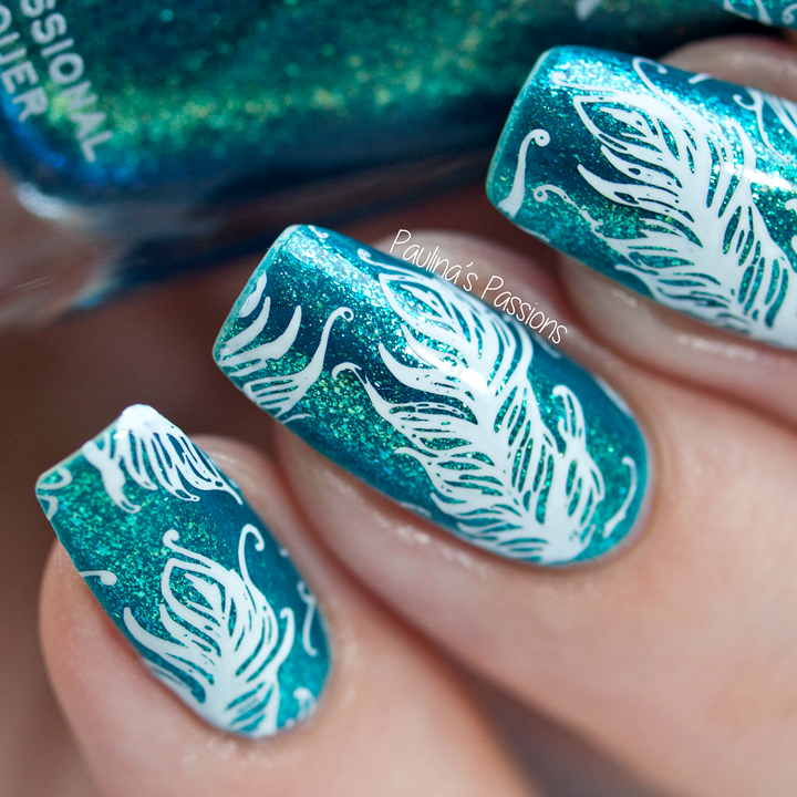 B. loves plates- Stamping Plates- B.08 feather fever