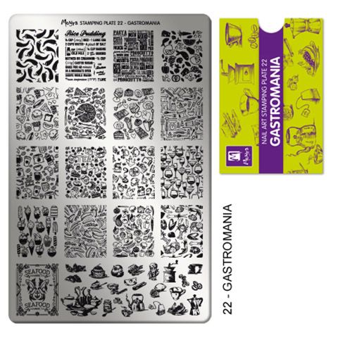 Moyra Stamping Plate 22- Gastromania