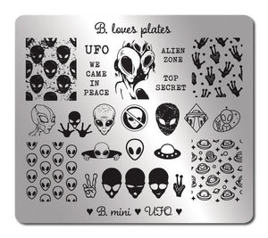 B. loves plates- Stamping Plates- B.mini UFO
