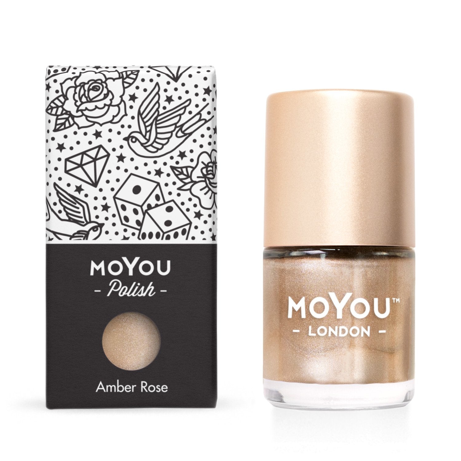 MoYou London- Metallic Stamping Polish- Amber Rose