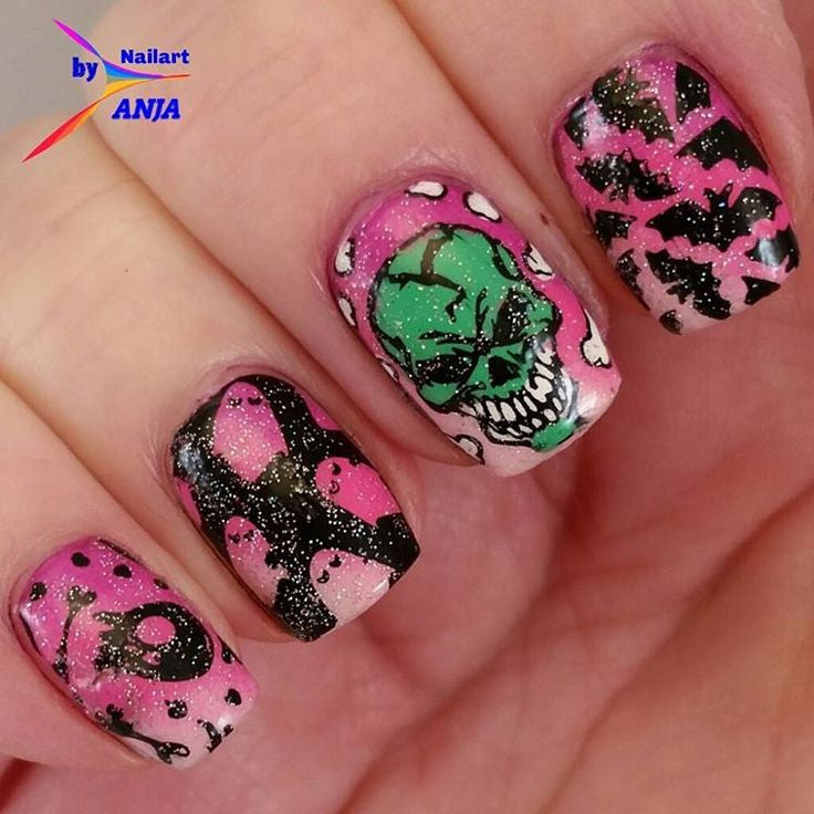 Creating Monster Zombie vs Icons Stamping Plate