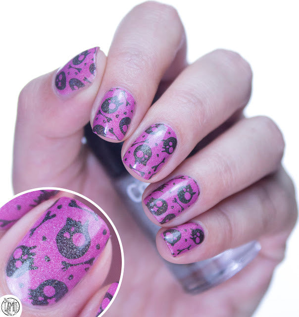 B. loves plates- Stamping Plates- B.09 spooky Halloween