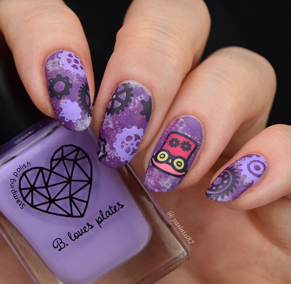 B. loves plates- Stamping Plates- B.mini steampunk machine