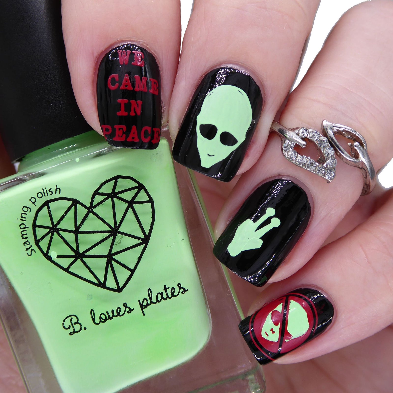 B. loves plates- Stamping Plates- B.mini UFO