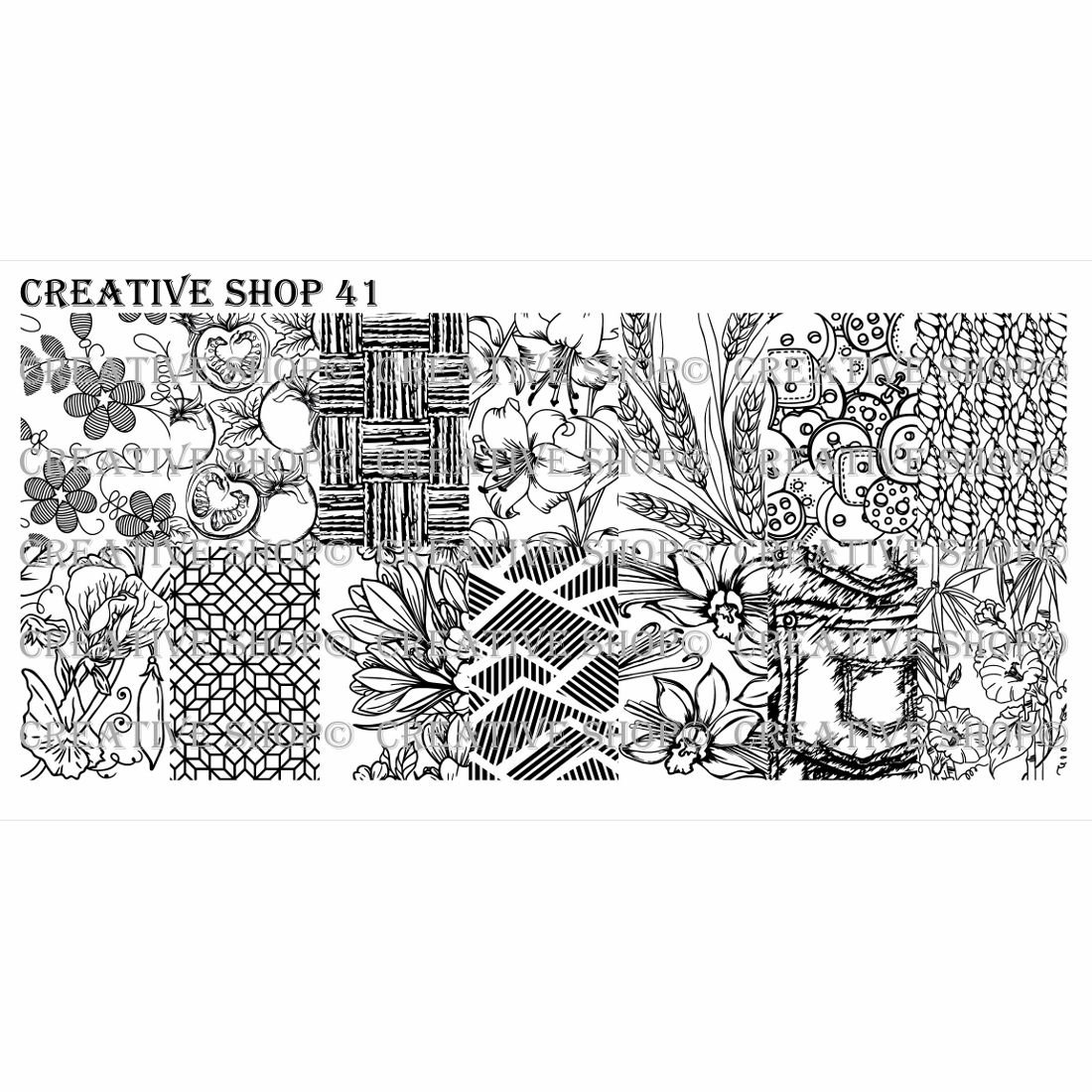 Creative Shop- Stamping Plate- 041