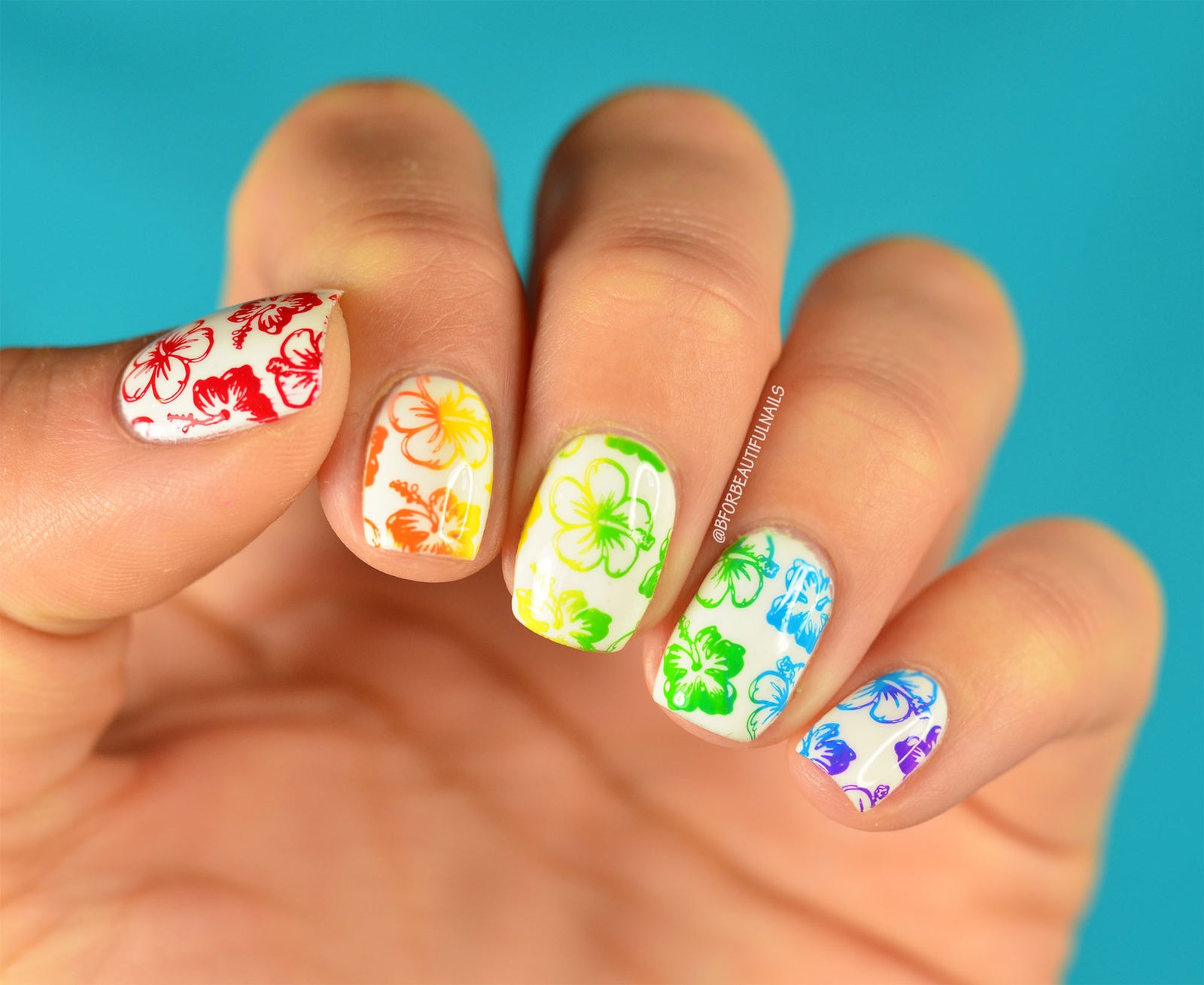 B. loves plates- Stamping Plates- B.11 summer paradise