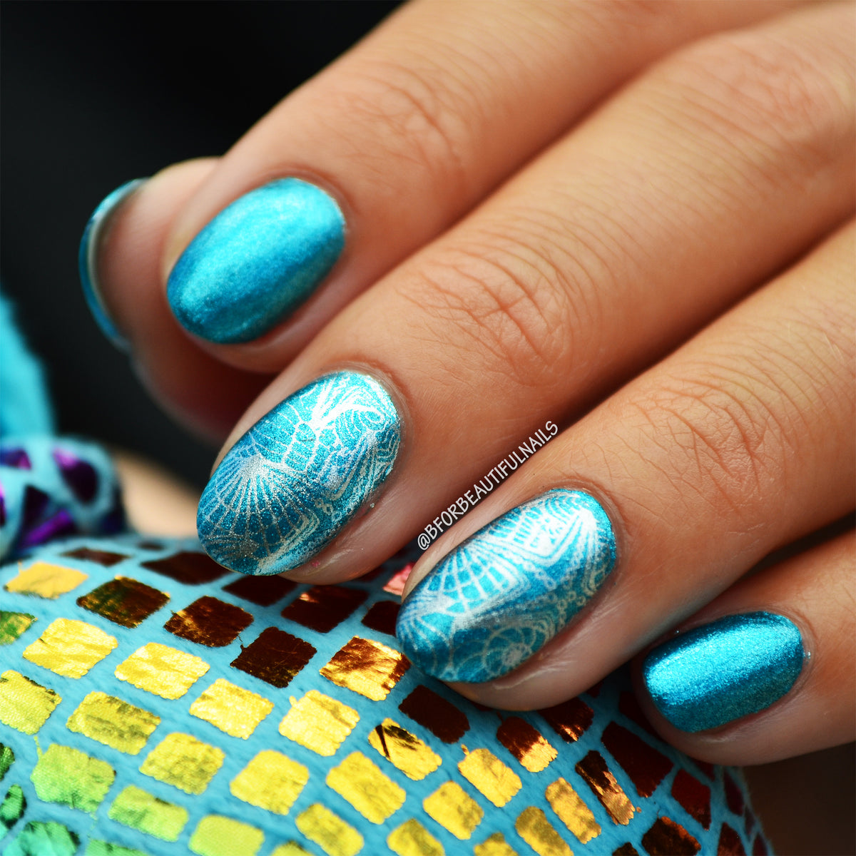 B. loves plates- Stamping Plates- B.11 summer paradise