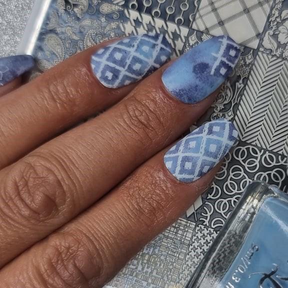 Hit the Bottle &quot;Do it in Denim&quot; Stamping Polish