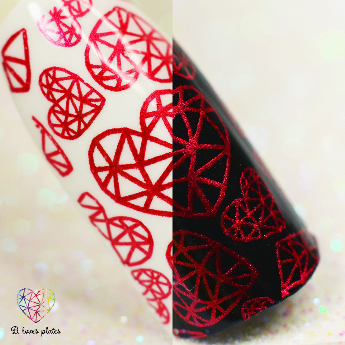 B. loves plates- Stamping Polish- BLP07 B. a Santa Claus