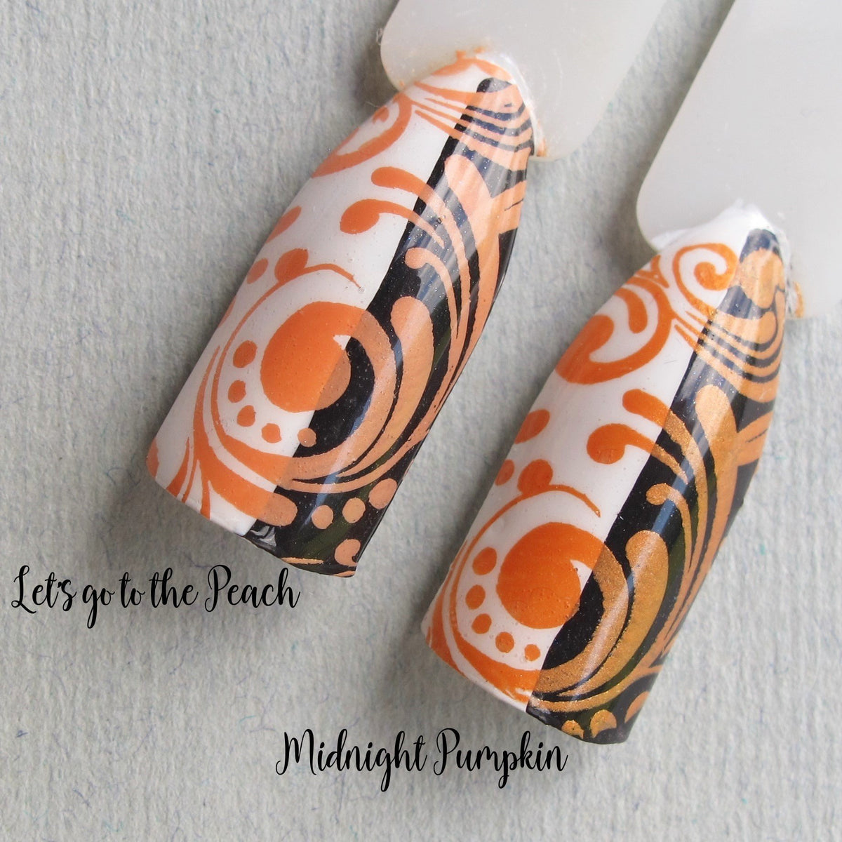 Hit the Bottle "Midnight Pumpkin" Stamping Polish