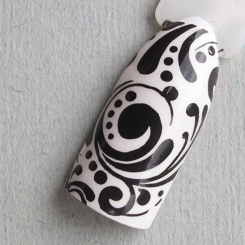 Hit the Bottle &quot;As Black as Night&quot; Stamping Polish