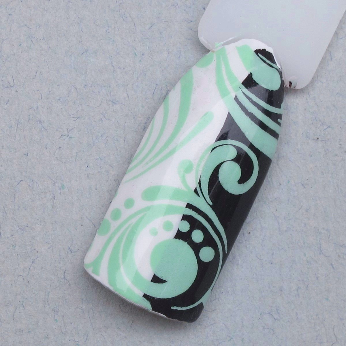 Hit the Bottle &quot;Peppermint Zombie&quot; Stamping Polish