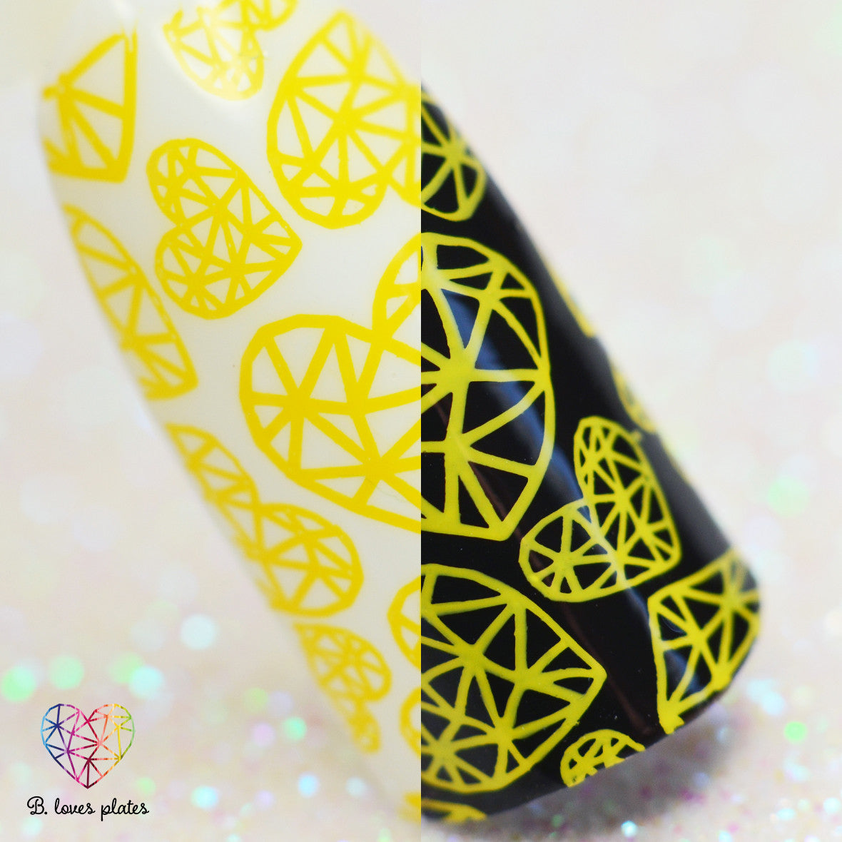 B. loves plates- Stamping Polish- BLP13 B. a Lemon