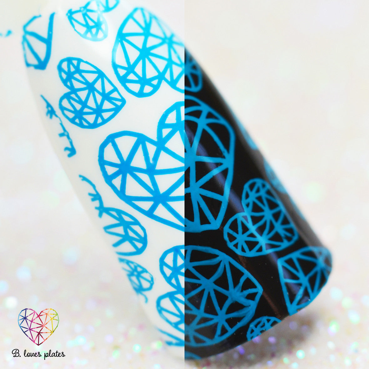 B. loves plates- Stamping Polish- BLP15 B. a Blueberry