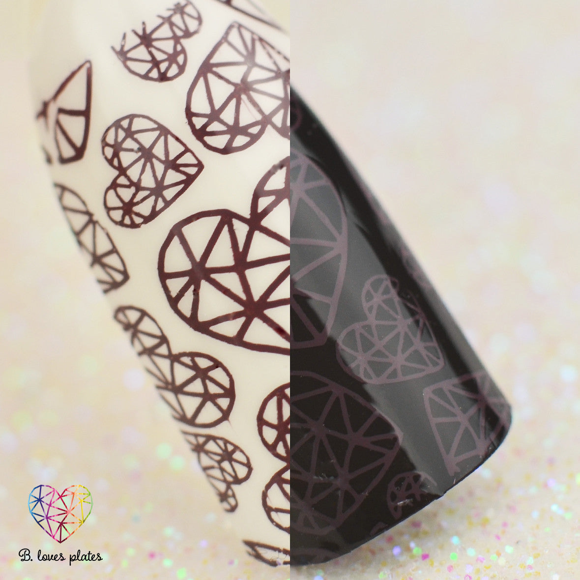 B. loves plates- Stamping Polish- BLP21 B. a Hot Chocolate