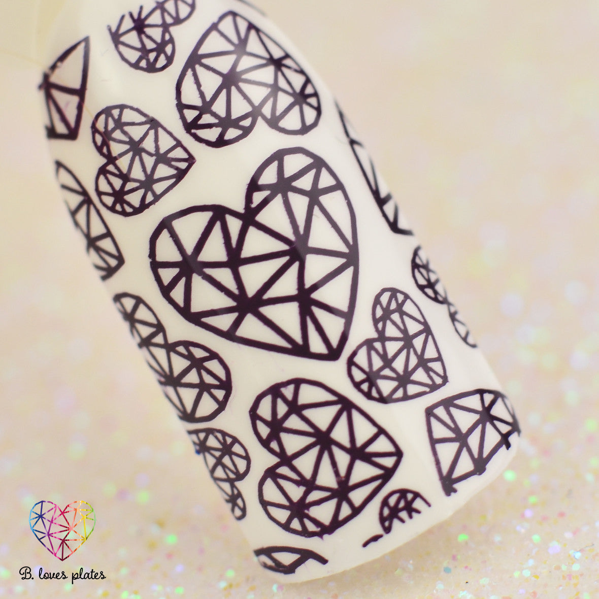 B. loves plates- Stamping Polish- BLP27 B. a Purple Kiss