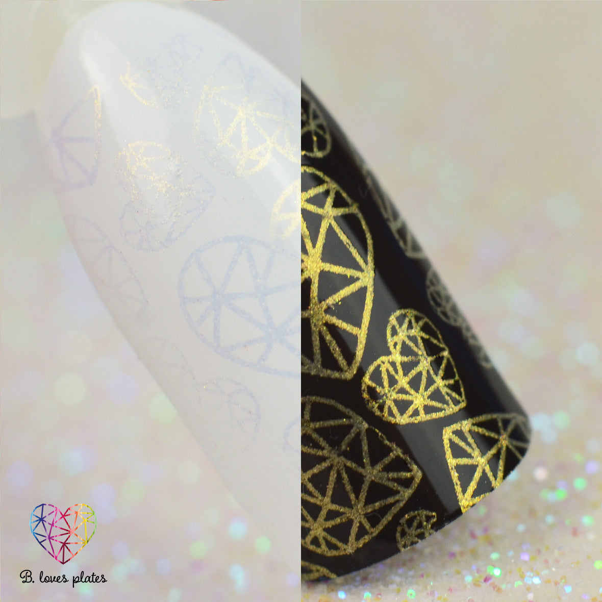 B. loves plates- Stamping Polish- BLP31 B. a Snowman