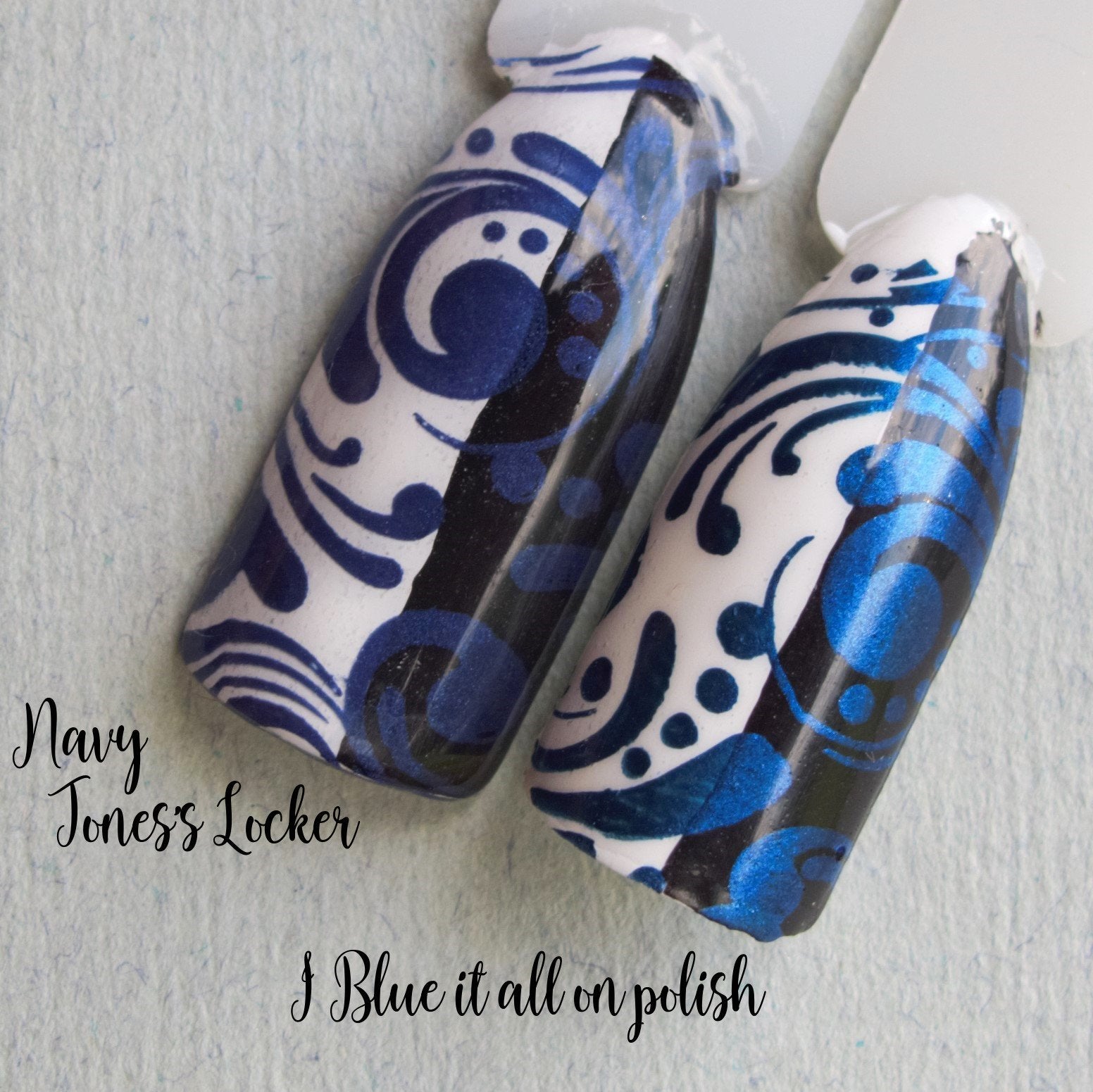 Hit the Bottle "Navy Jones's Locker" Stamping Polish