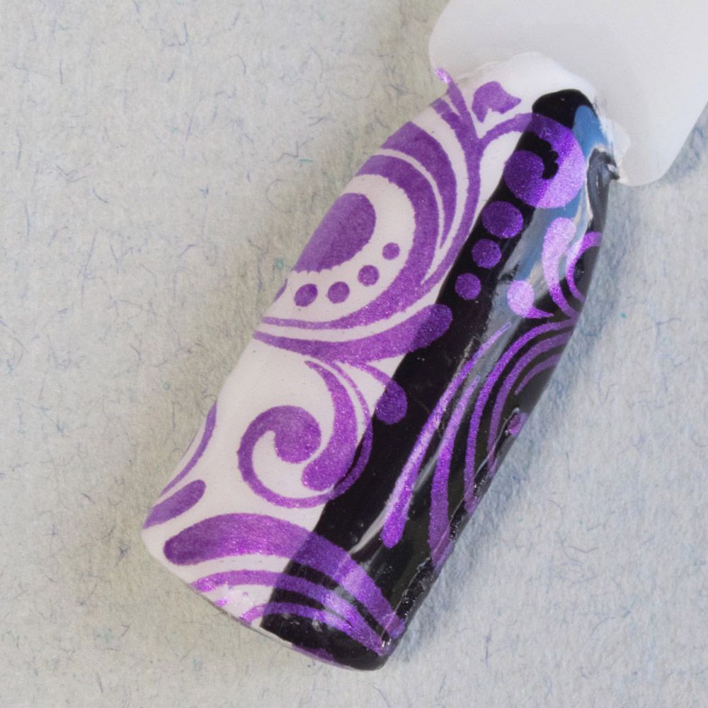 Hit the Bottle "Paint the Town Violet" Stamping Polish