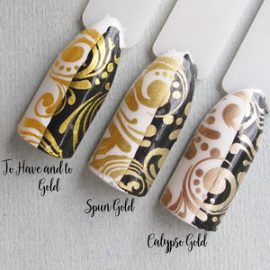 Hit the Bottle "Calypso Gold" Stamping Polish