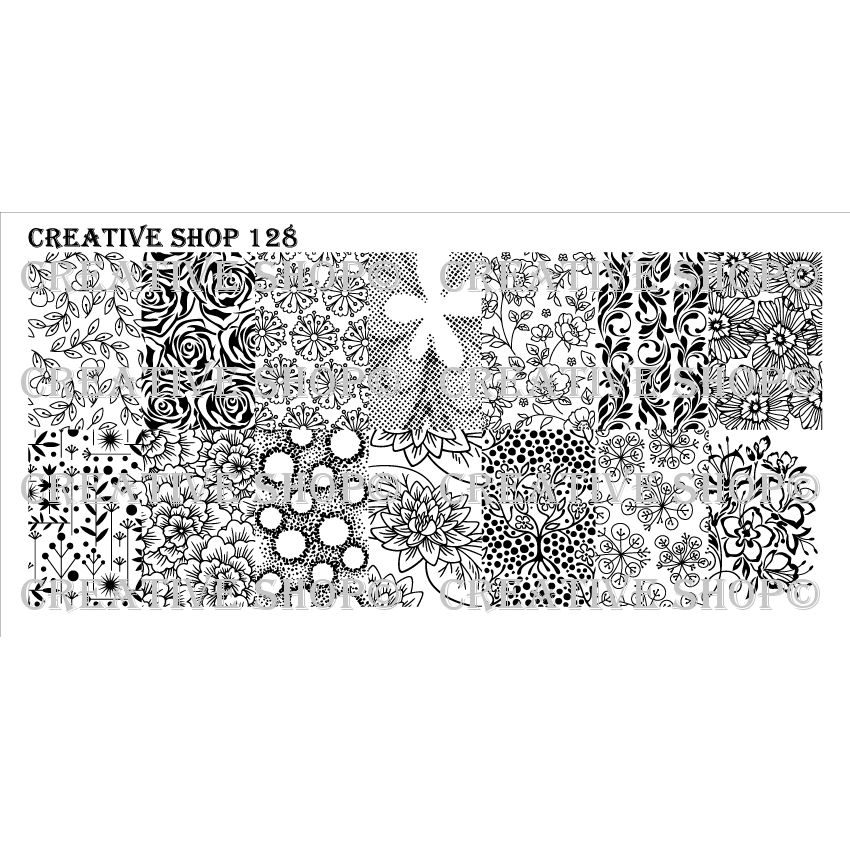 Creative Shop- Stamping Plate- 128