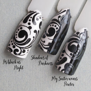 Hit the Bottle "My Suitor Wears Pewter" Stamping Polish