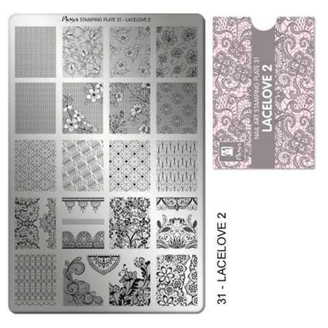 Moyra Stamping Plate 31 - Lacelove 2