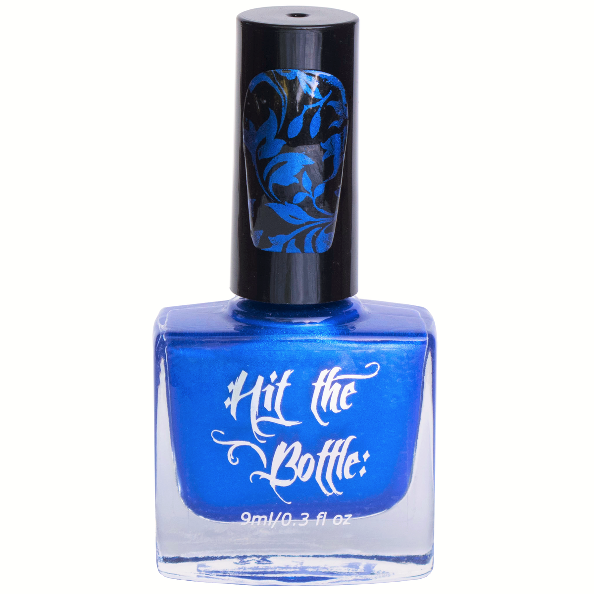 Hit the Bottle &quot;A Bolt from the Blue&quot; Stamping Polish