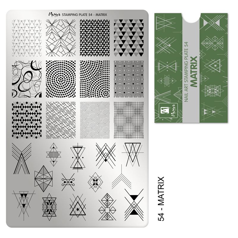 Moyra Stamping Plate 54- Matrix