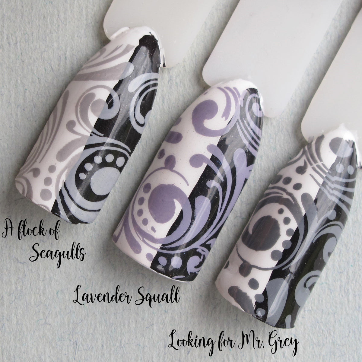 Hit the Bottle "Looking for Mr. Grey" Stamping Polish