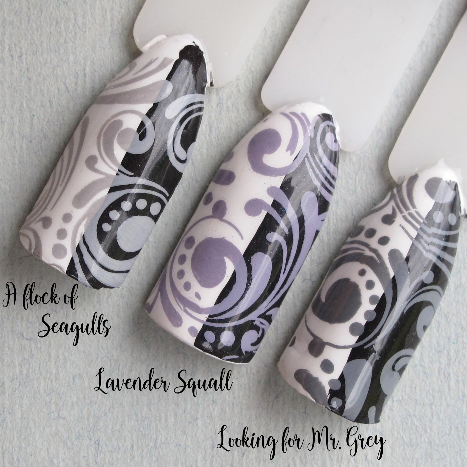 Hit the Bottle "Looking for Mr. Grey" Stamping Polish