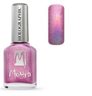 Moyra Holographic Effect Nail Polish- No256 Pink