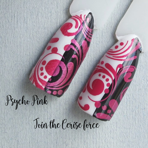 Hit the Bottle "Join the Cerise Force" Stamping Polish