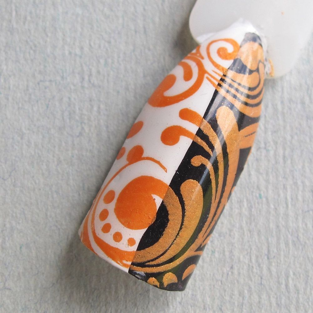 Hit the Bottle "Midnight Pumpkin" Stamping Polish